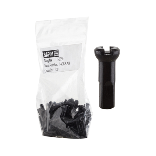 [56990] NIPPLE SAPIM 2,0X14 POLYAX BLACK