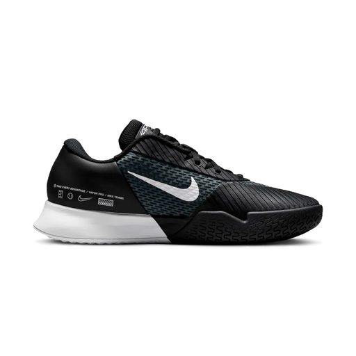 ZAPATO NIKE ZOOM VAPOR PRO 2 HC TENIS BLACK/WHITE