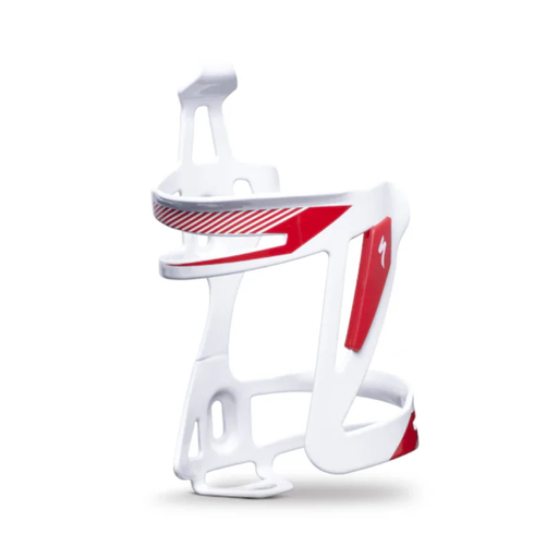 [43114-2109D] PORTABOTELLA SPZ ZEE CAGE II ALLOY WHT/RED