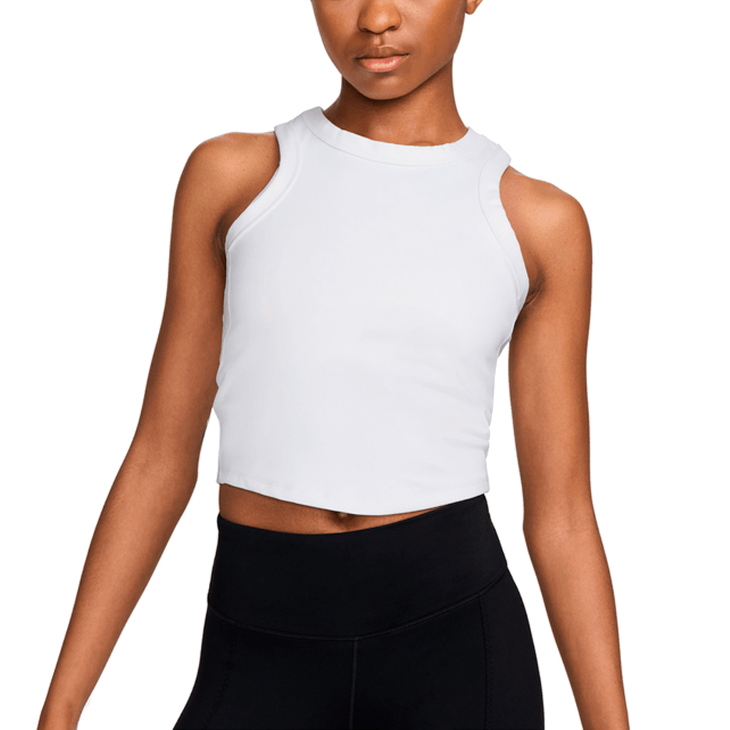 TOP TRAINNING NIKE ONE FITTED DF  WHITE/BLACK 