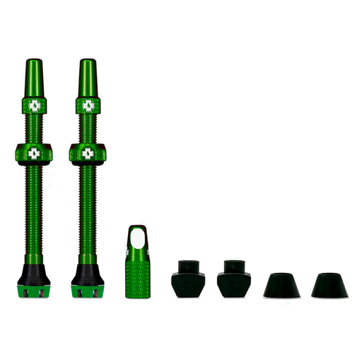 [1053] KIT MUC-OFF TUBELESS VALVE 48MM GREEN