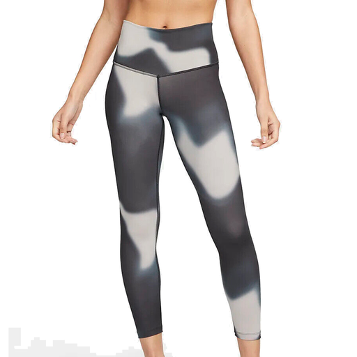 [DM7015-070-L] PANTALON TRAINNING NIKE NY DF HR 7/8 TGHT AOP DK SMOKE GREY/IRON GREY