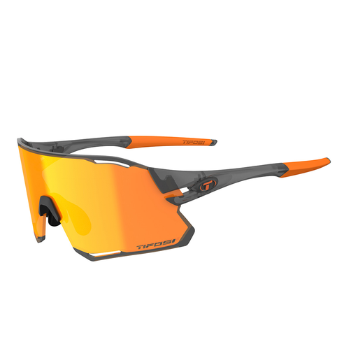 [1760102810] LENTE CICLISMO RAIL RACE, SATIN VAPOR CLARION ORANGE/CLEAR