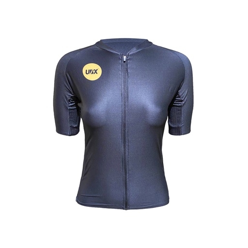 MAILLOT UBX CYCLING SOLID MANGA CORTA BLACK