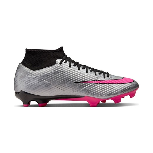 GUAYO NIKE ZOOM SUPERFLY 9 ACAD XXV FG/MG ZOOM FUTBOL SILVER/PINK/BLACK